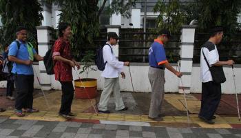 Ubin Pemadu Tunanetra di Jaktim Minim